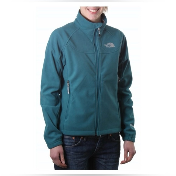 HP The North Face Windwall blue/teal jacket in women’s large. - Picture 2 of 8